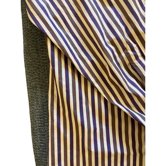 Peter Millar Striped Dress Shirt - L - Picture 3 of 5